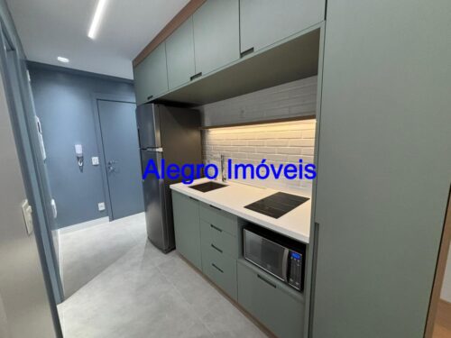 Studio na Vila Madalena, aluga, 100% MOBILIADO, 27m² a passos da Estação do Metrô, São Paulo – SP
