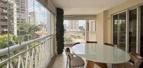 Apartamento, aluguel, 135m², 3 suítes ao lado da PUC, Perdizes – São Paulo – SP.