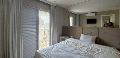 Apartamento, aluguel, 135m², 3 suítes ao lado da PUC, Perdizes – São Paulo – SP.