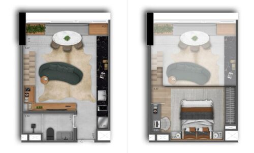 Apartamento com 1 Quarto e 1 banheiro à Venda, 41 m² por R$ 680.000