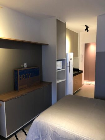 Studio com 29 m² e 1 quarto para aluguel em Perdizes
