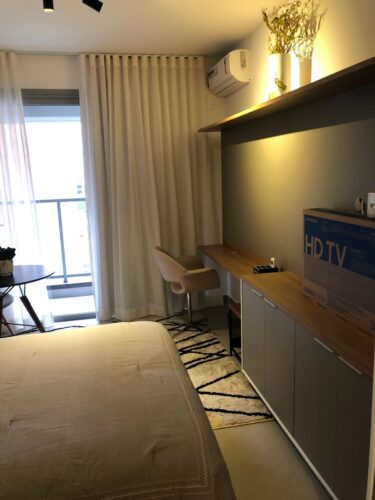 Studio com 29 m² e 1 quarto para aluguel em Perdizes