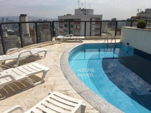 Apartamento com 45 m² e 1 quarto para aluguel em Perdizes