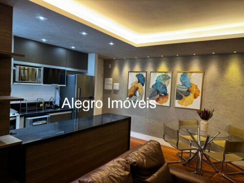 Apartamento com 1 Quarto e 1 banheiro para Alugar, 57 m² por R$ 5.300/Mês