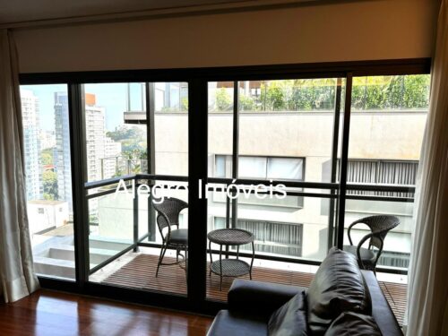 Apartamento com 1 Quarto e 1 banheiro para Alugar, 57 m² por R$ 5.300/Mês
