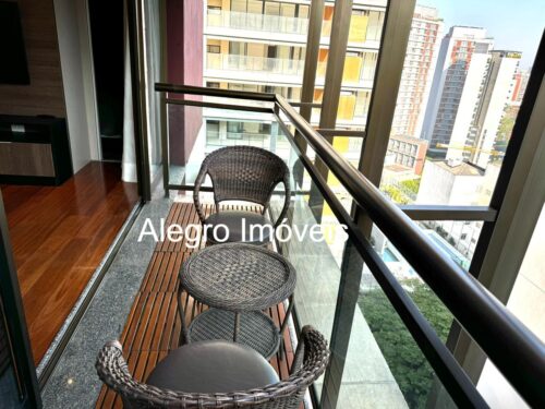 Apartamento com 1 Quarto e 1 banheiro para Alugar, 57 m² por R$ 5.300/Mês
