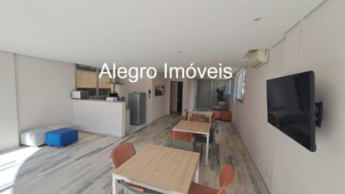 Apartamento com 1 Quarto, suíte e 1 banheiro para Alugar, 45 m² por R$ 3.000/Mês