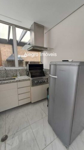 Apartamento com 1 Quarto, suíte e 1 banheiro para Alugar, 45 m² por R$ 3.000/Mês
