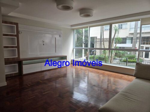 Apartamento de 182 m² com 3 quartos para aluguel em Pacaembu