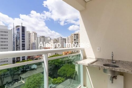 Apartamento com 1 Quarto e 1 banheiro para Alugar, 42 m² por R$ 3.500/Mês