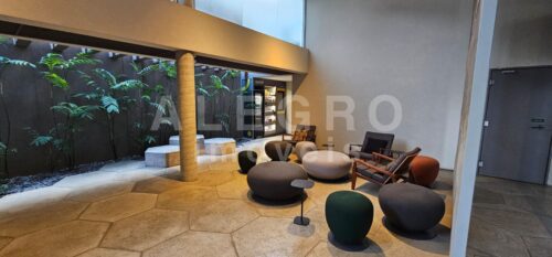 Apartamento novo e semimobiliado em Pinheiros. Nunca habitado, em andar alto