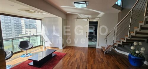 Apartamento duplex, alto padrão, ponto nobre nos Jardins em rua sem saída