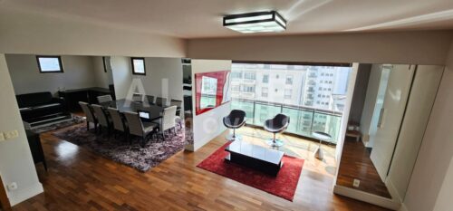 Apartamento duplex, alto padrão, ponto nobre nos Jardins em rua sem saída