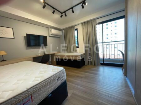 Studio 26m² completamente pronto para duas pessoas