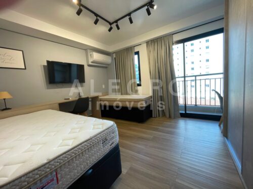 Studio 26m² completamente pronto para duas pessoas