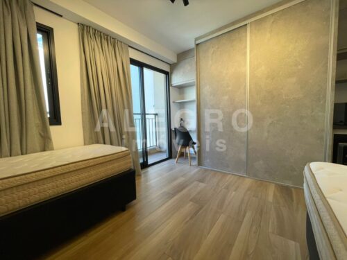 Studio 26m² completamente pronto para duas pessoas