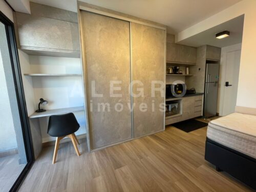 Studio 26m² completamente pronto para duas pessoas