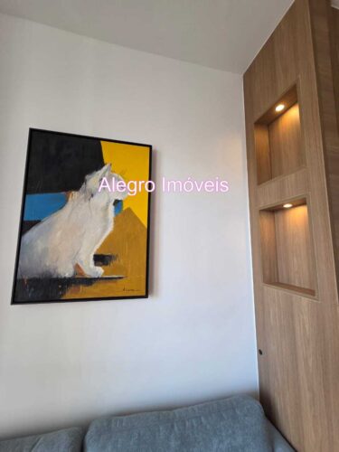 Apartamento de 27 m² com 1 quarto suíte para aluguel em Perdizes a passos da PUC.