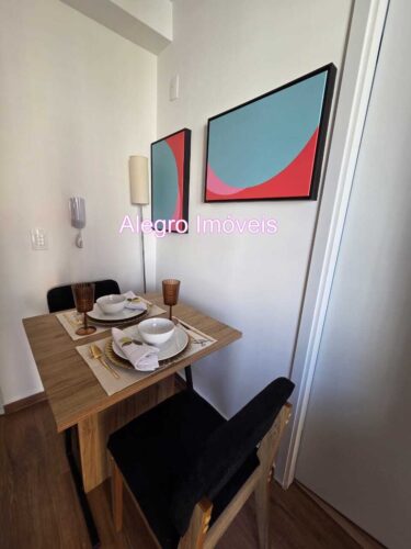 Apartamento de 27 m² com 1 quarto suíte para aluguel em Perdizes a passos da PUC.