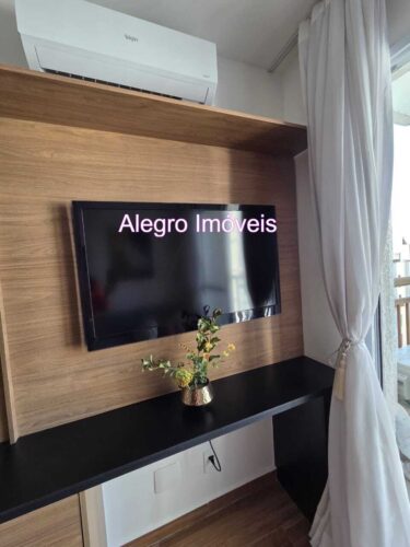 Apartamento de 27 m² com 1 quarto suíte para aluguel em Perdizes a passos da PUC.