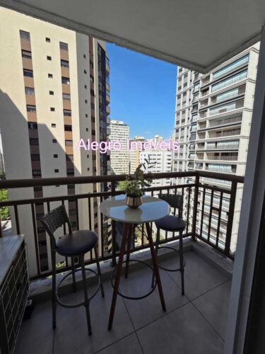 Apartamento de 27 m² com 1 quarto suíte para aluguel em Perdizes a passos da PUC.