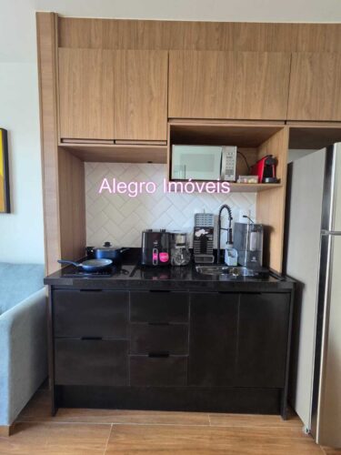 Apartamento de 27 m² com 1 quarto suíte para aluguel em Perdizes a passos da PUC.