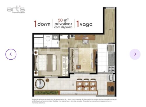 1 quarto com conforto e qualidade de vida em Pinheiros