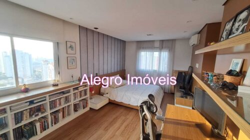 Apartamento de 128 m² com 2 quartos, 1 suíte e terceiro reversível, à venda em Água Branca