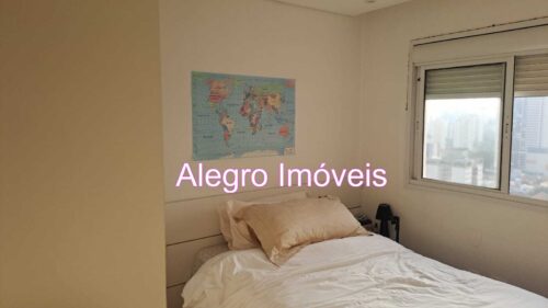 Apartamento de 128 m² com 2 quartos, 1 suíte e terceiro reversível, à venda em Água Branca