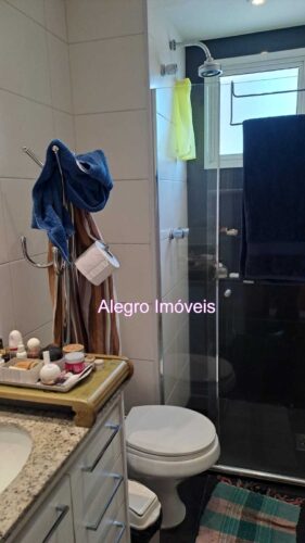 Apartamento de 128 m² com 2 quartos, 1 suíte e terceiro reversível, à venda em Água Branca